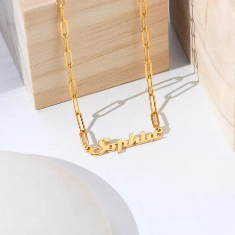Link Chain Custom Name Necklace