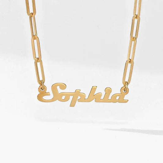 Link Chain Custom Name Necklace