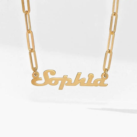 Link Chain Custom Name Necklace