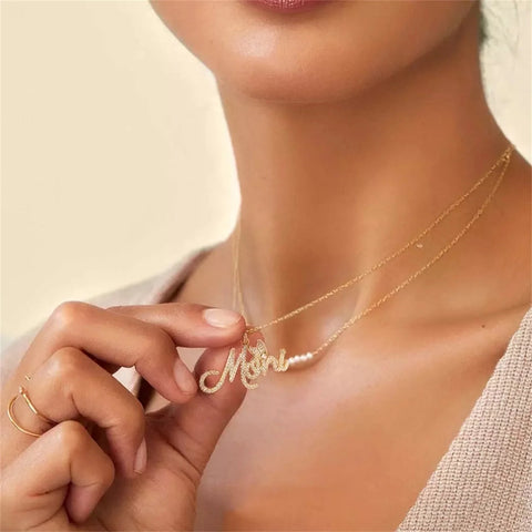 Butterfly Custom Name Necklace