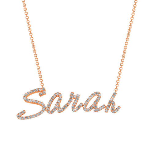 3D Custom Diamond Custom Name Necklace
