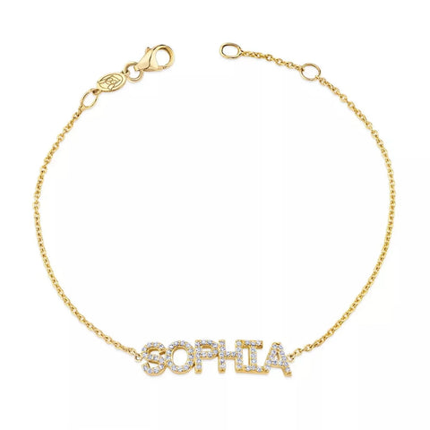 Bling Bracelet Custom Name Bracelet