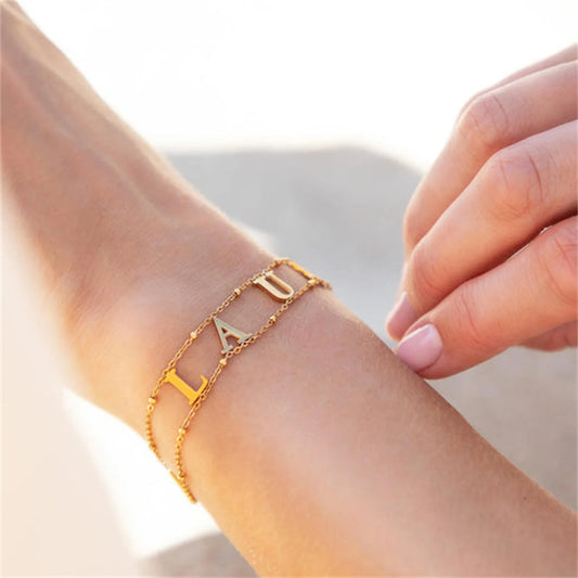 Custom Double Chain Bracelet