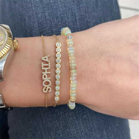 Bling Bracelet Custom Name Bracelet