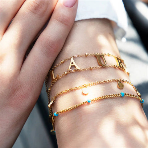 Custom Double Chain Bracelet