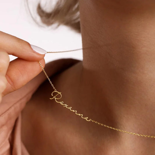 Custom Signature Name Necklaces