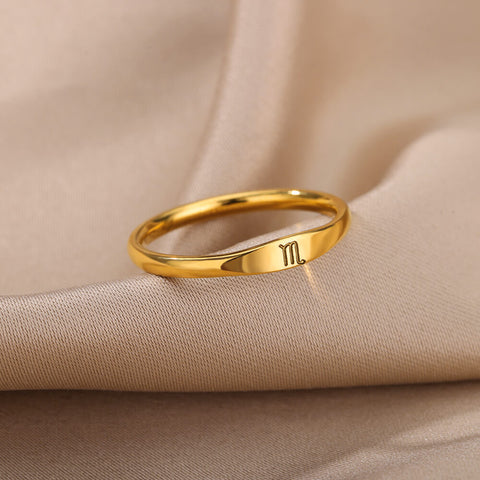 Stackable Zodiac Sign Ring